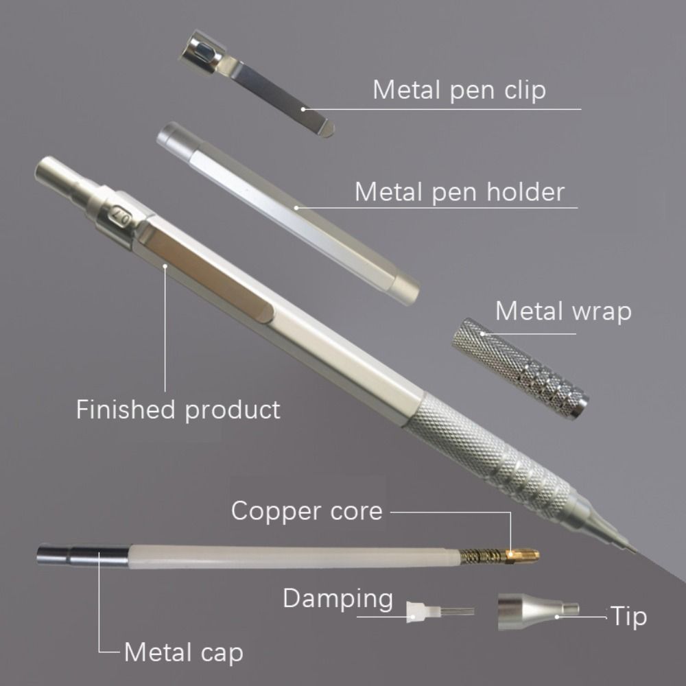Mechanical Pencil 0.3 - 창의적인 금속 기계식 연필 문구류 저중력