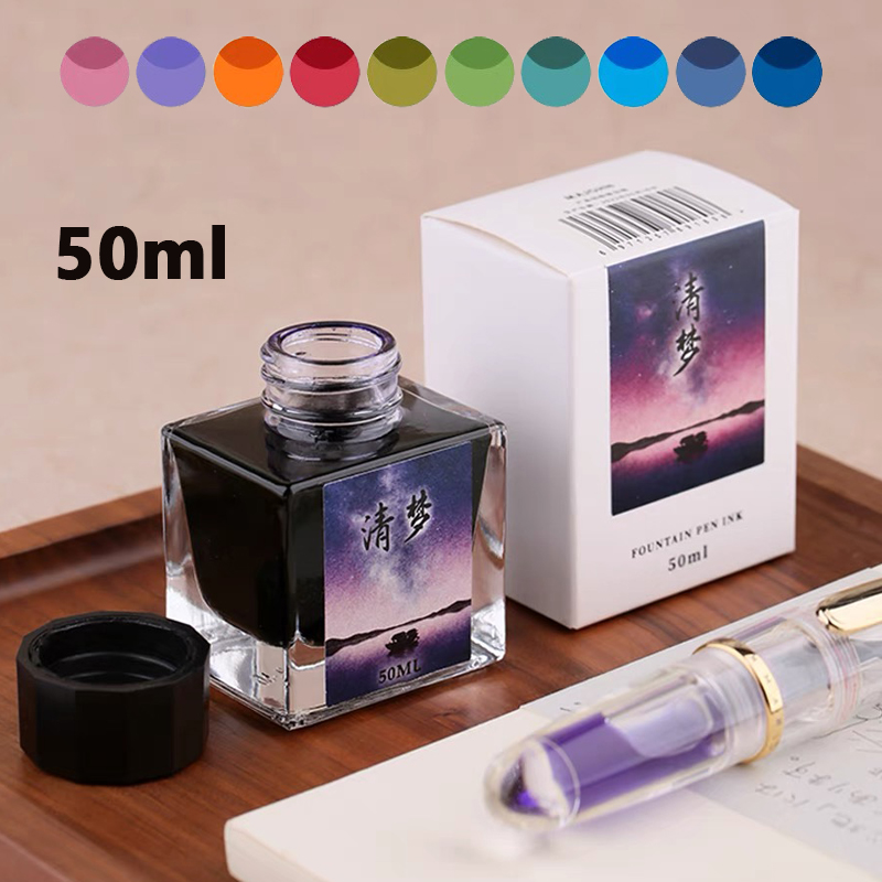 Fountain Pen Bottled Ink - MAJOHN 50ml 만년필 잉크 학교 쓰기