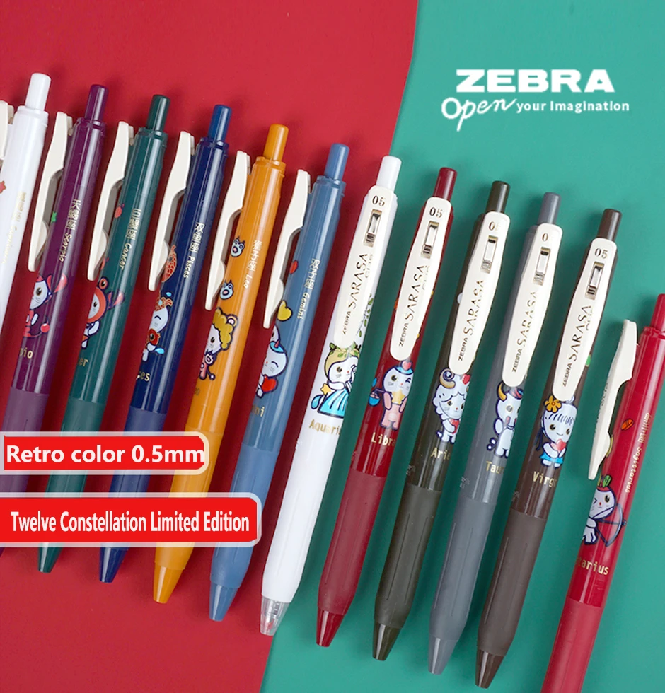 Zebra Pen Sarasa - 일본 얼룩말 얼룩말 JJ15 새로운 레트로