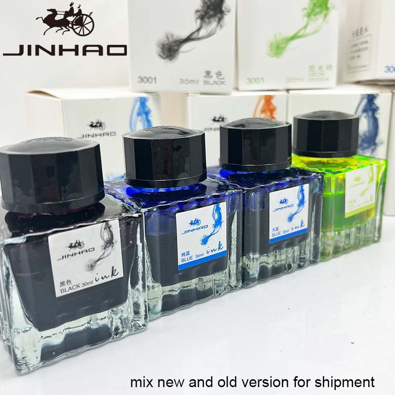 Fountain Pen Bottled Ink - JINHAO 30ml 만년필 잉크 비 탄소