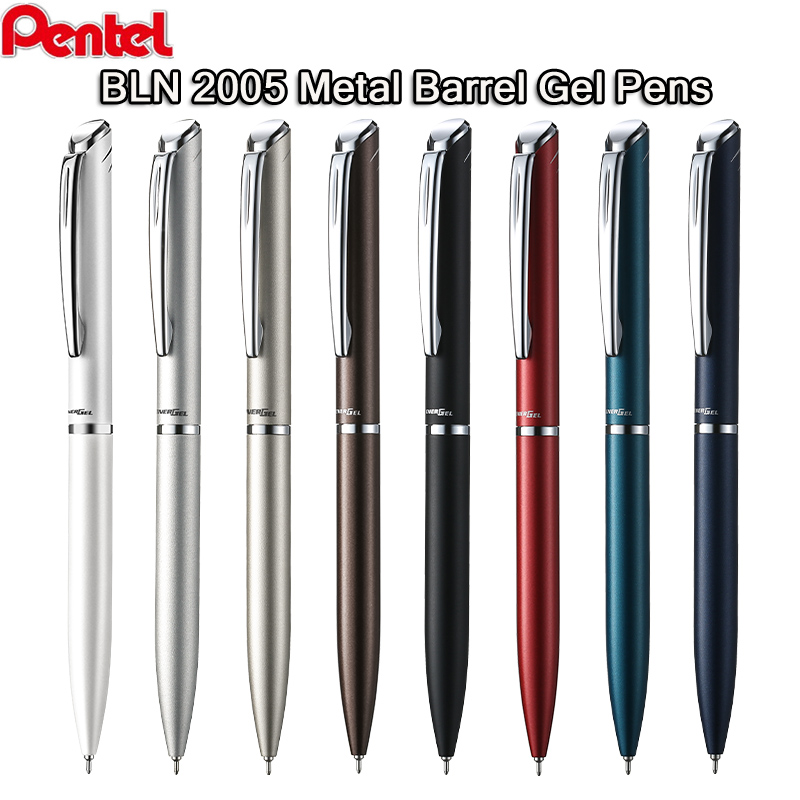 Pentel Pen Sign Pen - 펜텔 BLN2005 올메탈 바디 젤 펜,