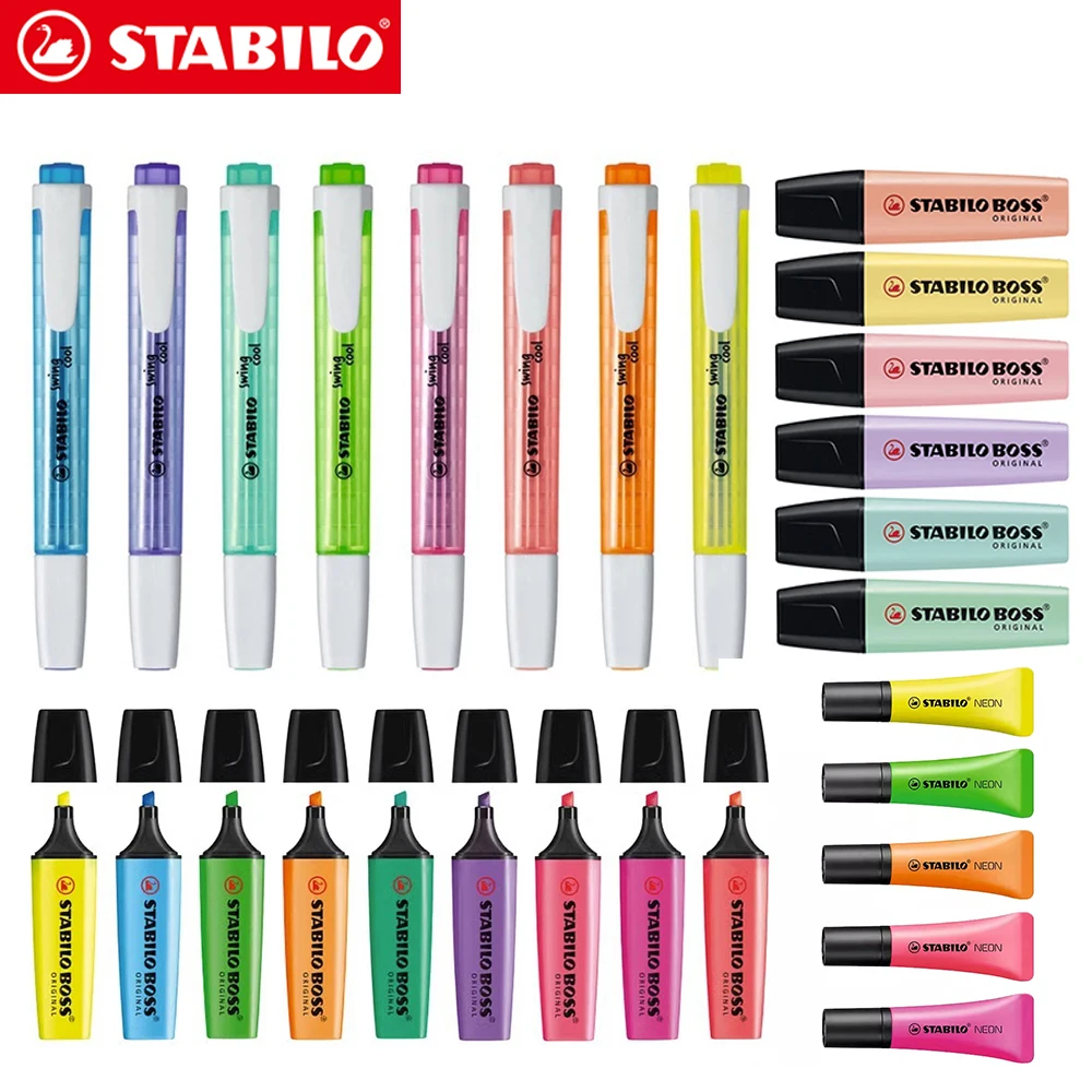 Stabilo Marker Swing Cool - STABILO 형광펜 마커 세트 BOSS 70
