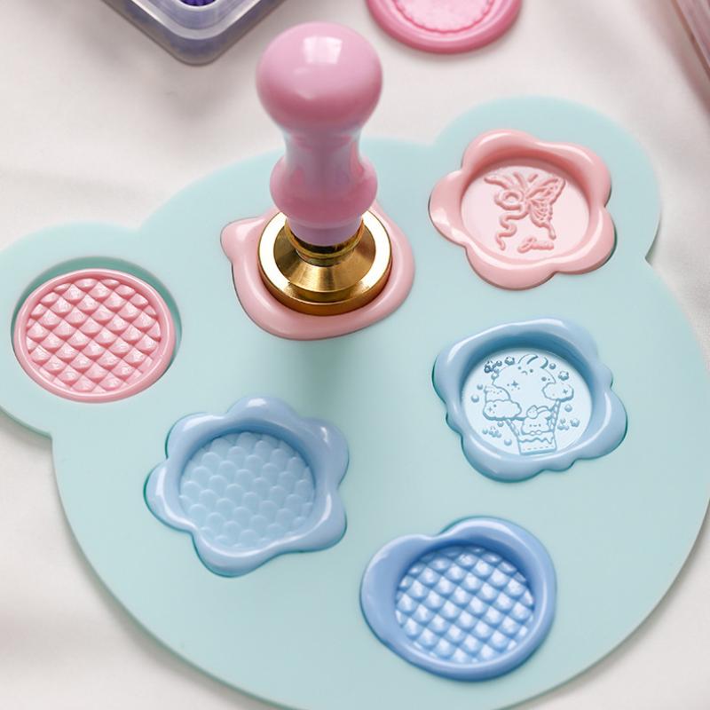 Wax Seal Stamp Set - 왁스 실링 스탬프 실리콘 몰드 패드