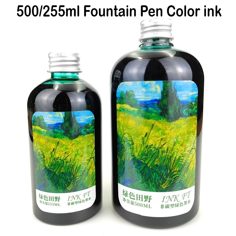 Fountain Pen Bottled Ink - 500ml/255/50ml 24 색 병에 담긴 만년필