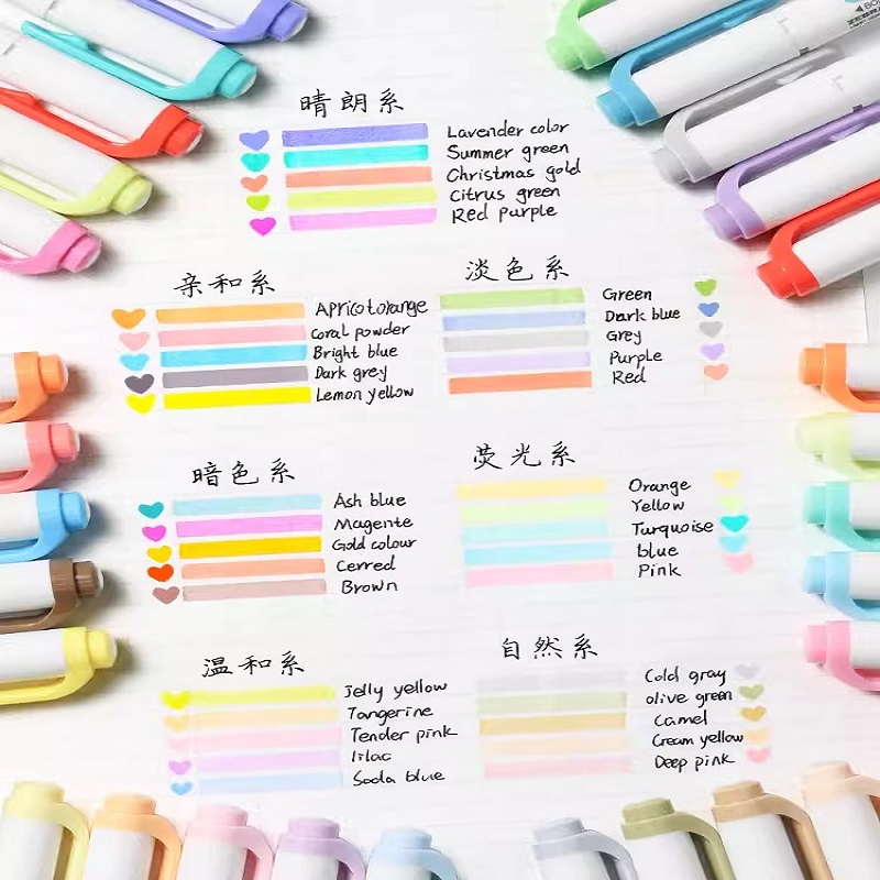 Zebra Pen Mildliner - 일본 제브라 마일드라이너 형광펜 수성 마커