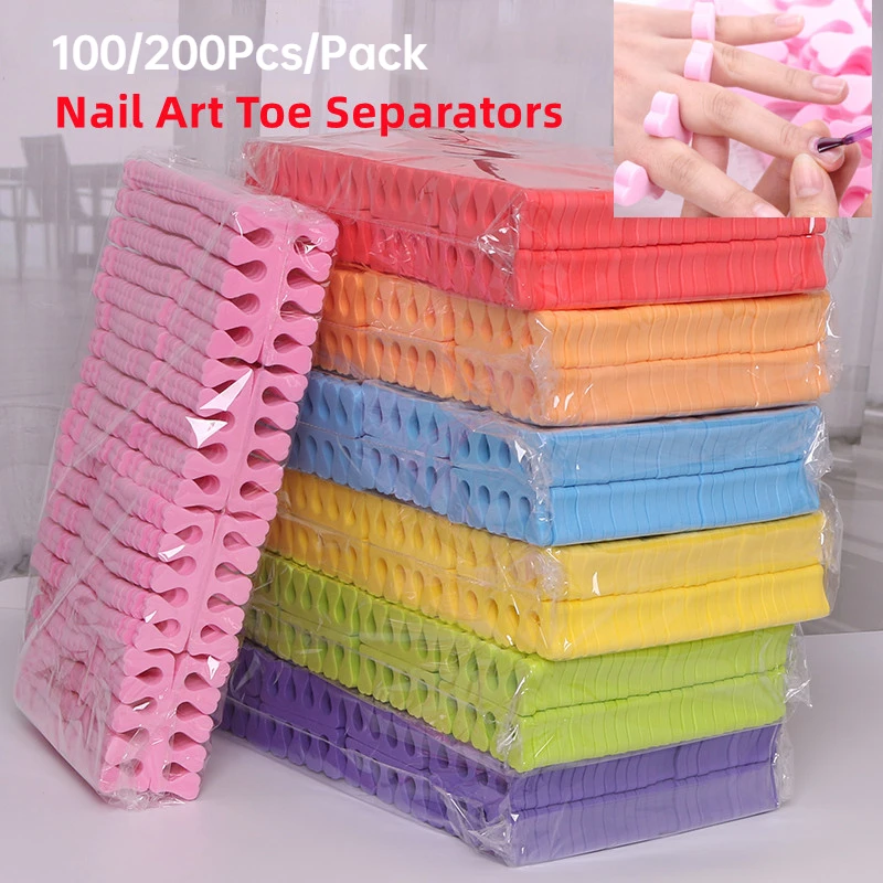 Gel Refill Pack - 100,200 개/갑 네일 아트 발가락 구분