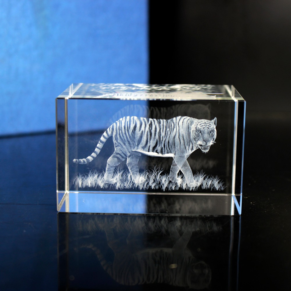 K9 크리스탈 타이거 모델 동상 3D 레이저 조각 큐브 - Paper Weight Crystal 리뷰 및 가격