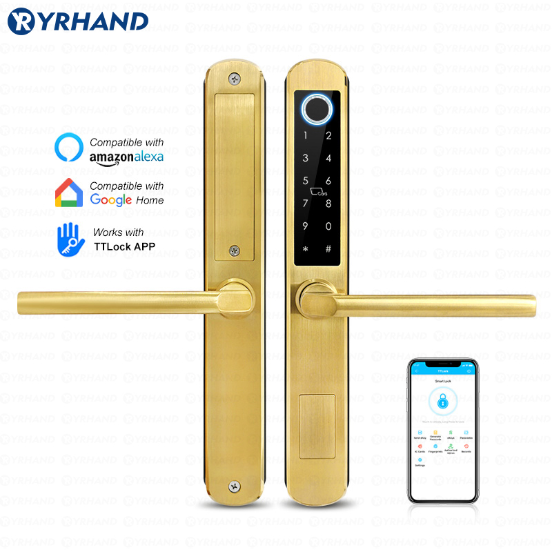 IP66 골드 스테인레스 스틸 슬라이딩 유리 스마트 잠 - Letter Opener Brass 리뷰 및 가격