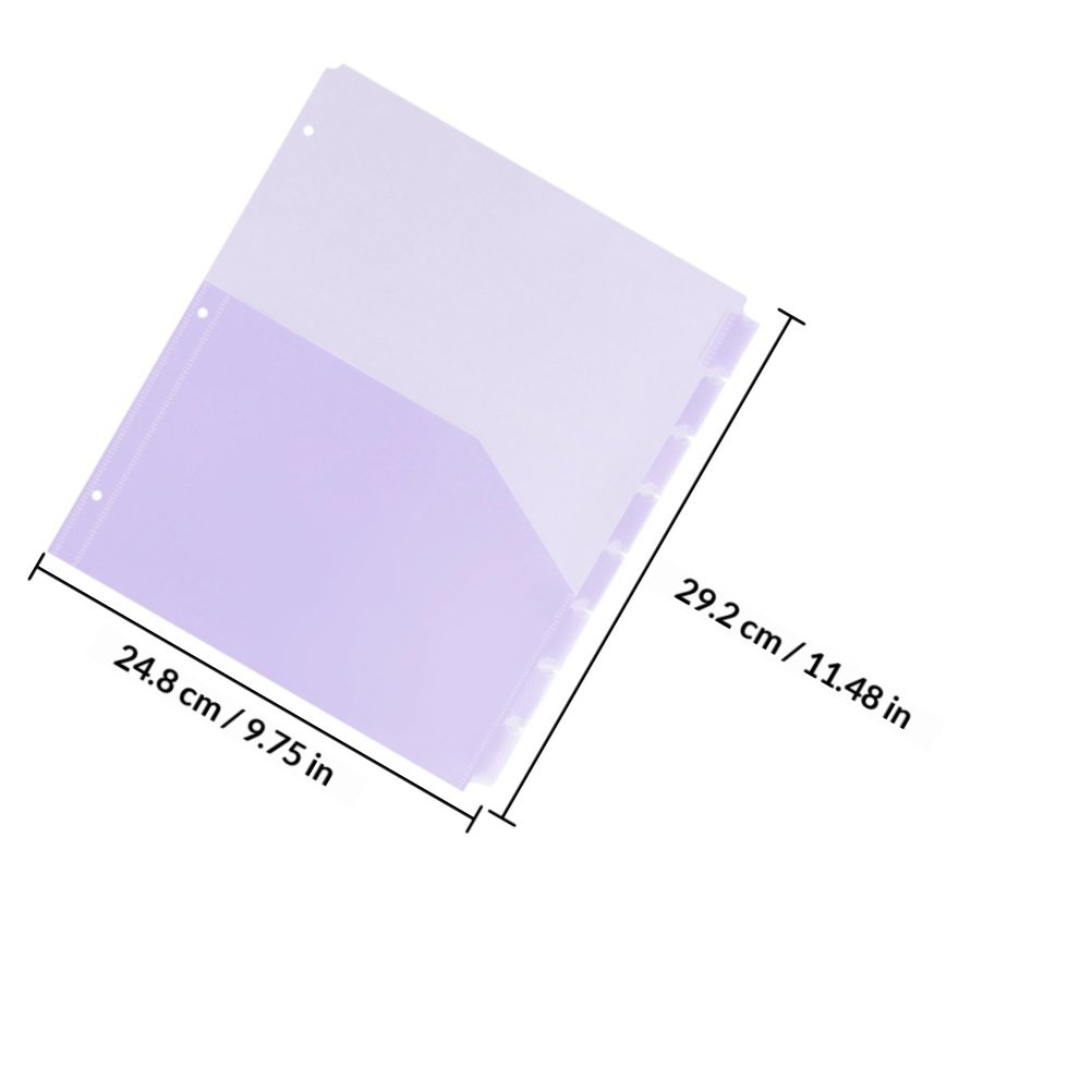 2세트 투명 PP A4 바인더 디바이더(탭 포함) 사무 - Tab Divider A4 리뷰 및 가격