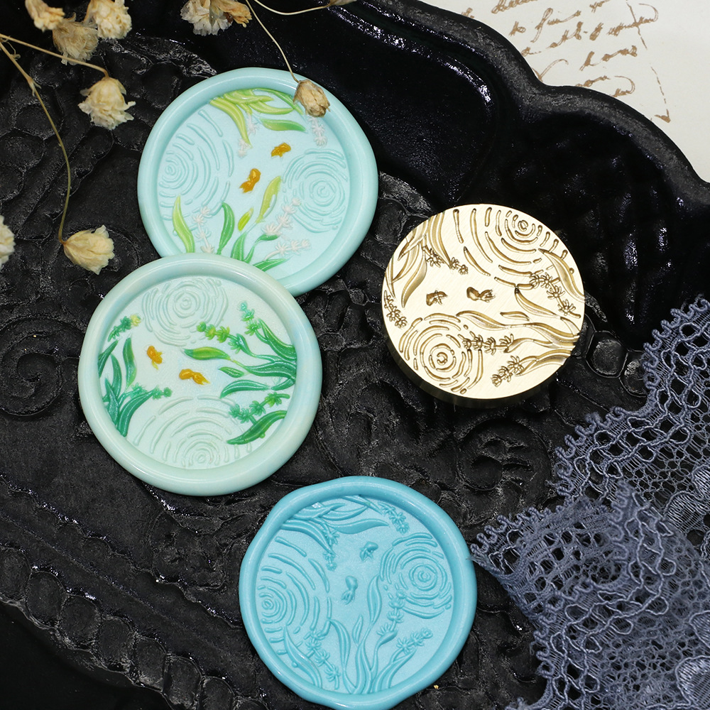 25MM 꽃 왁스 인감 스탬프 레트로 씰링 스탬프 헤드 - Wax Seal Stamp Set 리뷰 및 가격