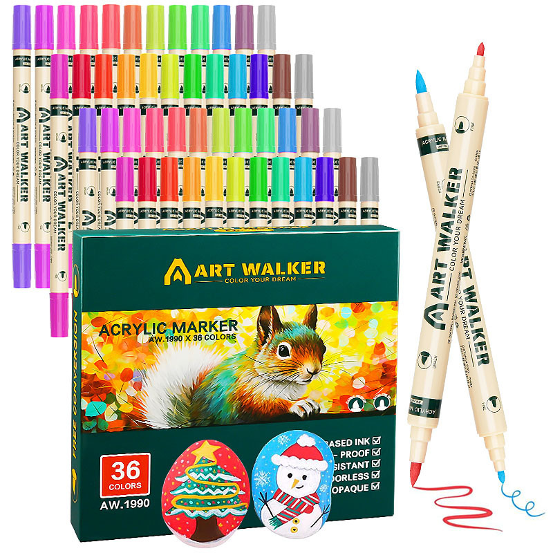 12/24/36 색상 아크릴 페인트 펜 마커, 이중 팁 - Copic Marker Classic 리뷰 및 가격