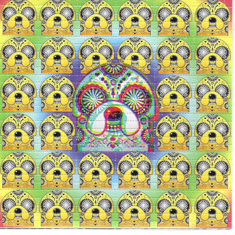 크레이지 타임 사이키델릭 LSD 산성 프리 블로터 아트 - Ink Blotter Paper 리뷰 및 가격