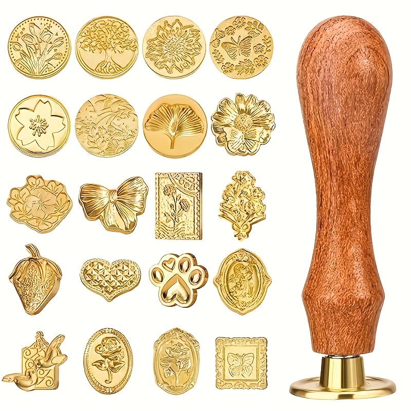 21개의 다양한 스타일의 왁스 스탬프 세트, 레트로 클 - Wax Seal Stamp Set 리뷰 및 가격