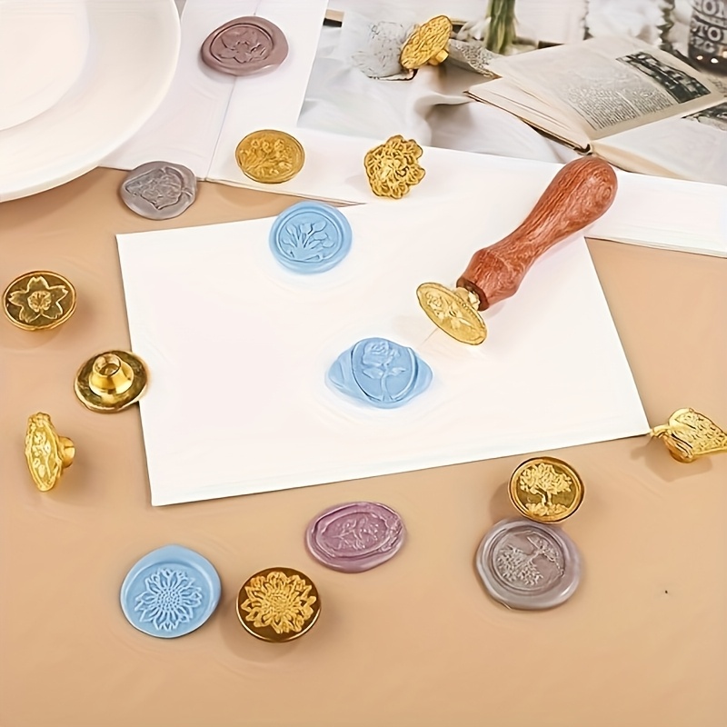 21개의 다양한 스타일의 왁스 스탬프 세트, 레트로 클 - Wax Seal Stamp Set 리뷰 및 가격