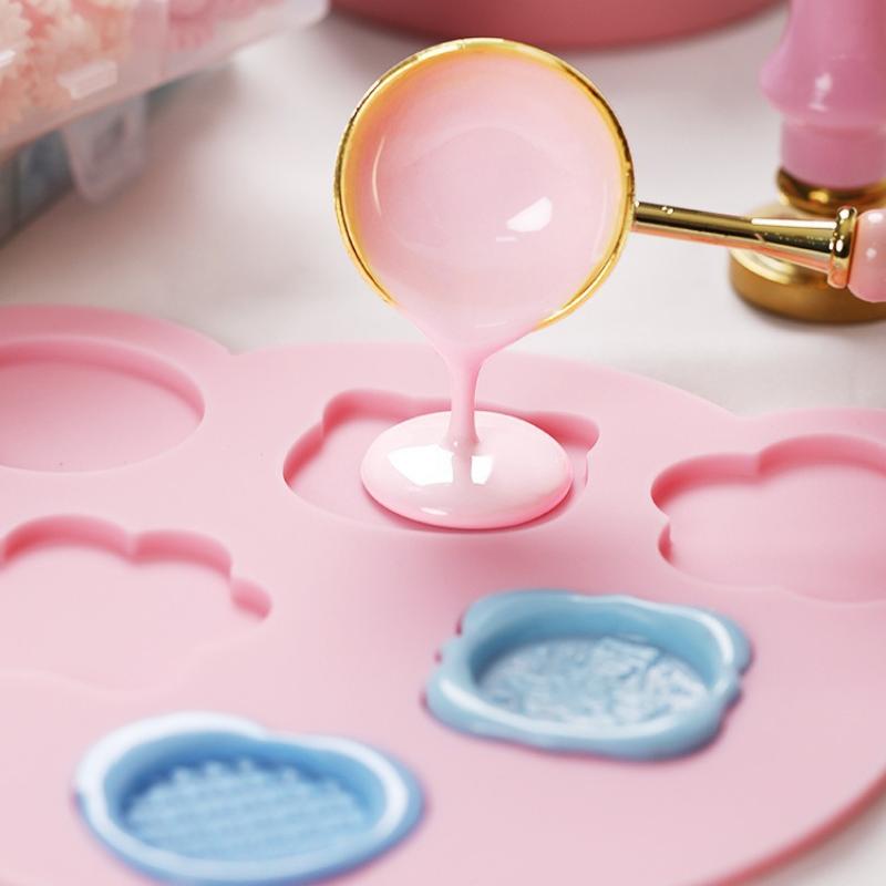 왁스 실링 스탬프 실리콘 몰드 패드 (25mm 스탬프용 - Wax Seal Stamp Set 리뷰 및 가격