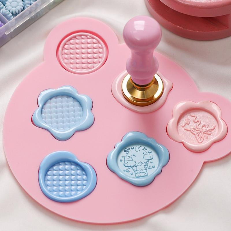 왁스 실링 스탬프 실리콘 몰드 패드 (25mm 스탬프용 - Wax Seal Stamp Set 리뷰 및 가격