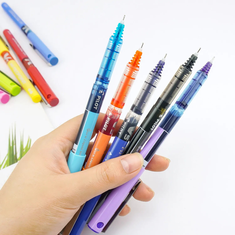 파일럿 V5 액체 잉크 롤러볼 펜, 미적 디자인 12색 - Pilot Pen V5 리뷰 및 가격