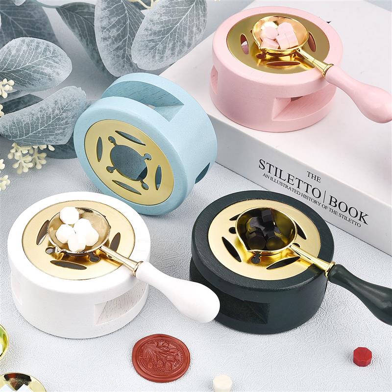 왁스 인감 스탬프 세트 래커 용광로 왁스 인감 녹는 숟 - Wax Seal Stamp Set 리뷰 및 가격