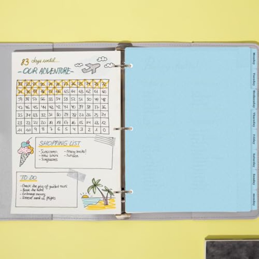 8탭이 있는 3링 바인더 디바이더, A4 바인더 디바이 - Tab Divider A4 리뷰 및 가격