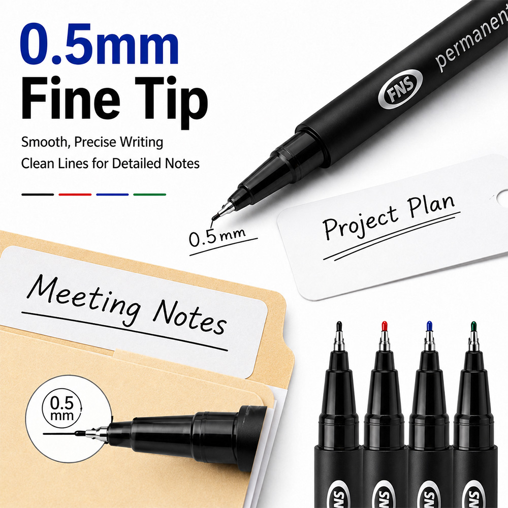4/12 Pcs 0.5mm 파인 팁 영구 마커 펜 방수 - Correction Pen Fine 리뷰 및 가격