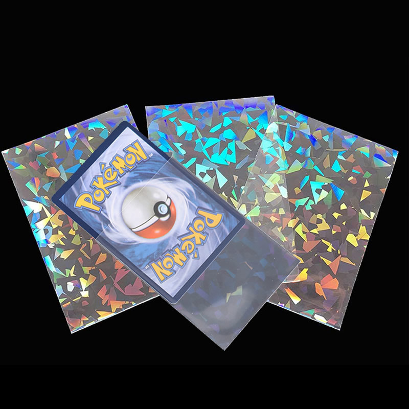 50pcs 소프트 트레이딩 레이저 카드 필름 슬리브 투 - Card Index Box 리뷰 및 가격