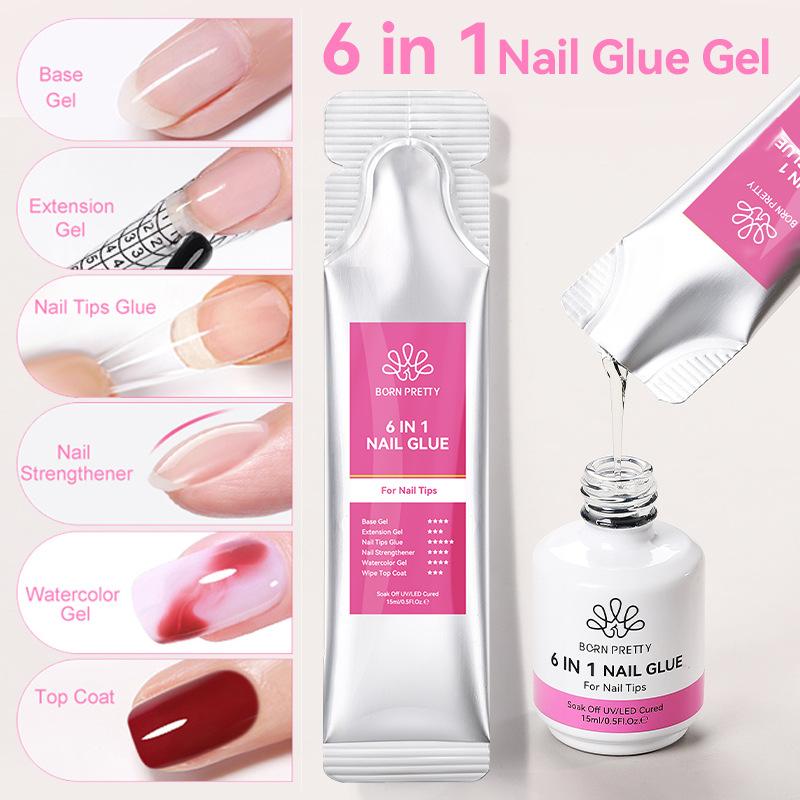 15ml 6 IN 1 다기능 연장 네일 UV 젤 폴리쉬 - Gel Refill Pack 리뷰 및 가격