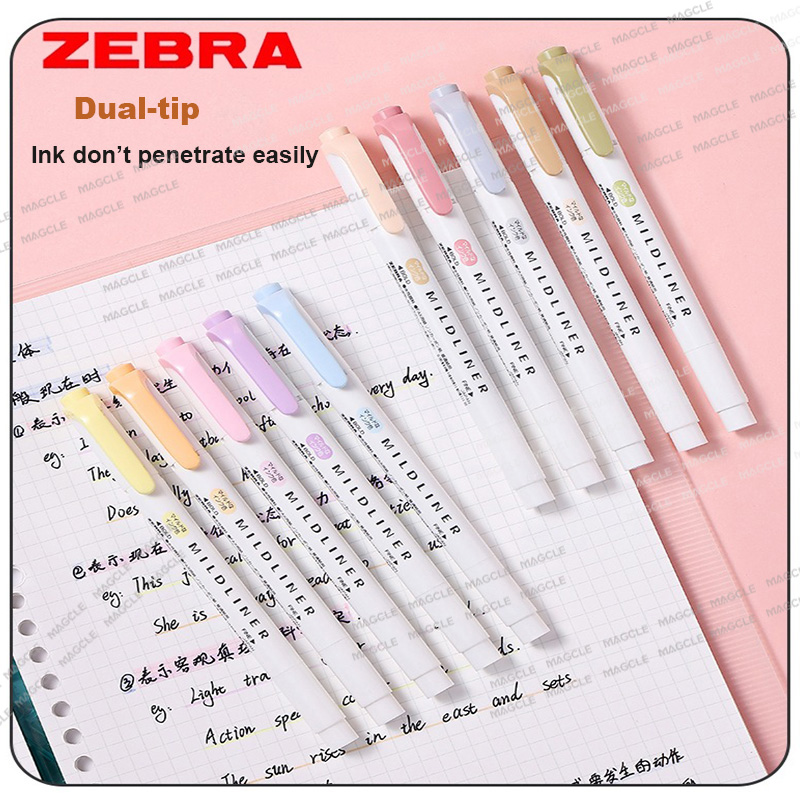 1pcs 얼룩말 WKT7 Mildliner 형광펜 두껍 - Zebra Pen Mildliner 리뷰 및 가격