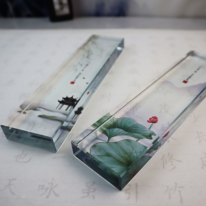 유리 문진 중국어 번체 - 사계절 디자인 미술 용품,  - Book Weight Glass 리뷰 및 가격