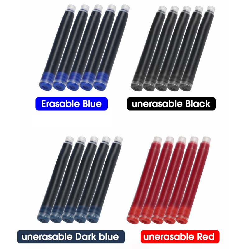 50pcs 만년필 잉크 카트리지 리필 병 4 색 일회용 - Fountain Pen Bottled Ink 리뷰 및 가격