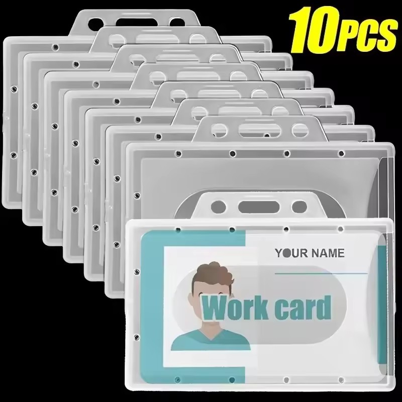 20/5/1PCS 방수 투명 플라스틱 PVC ID 카드 - Index Card Holder 리뷰 및 가격