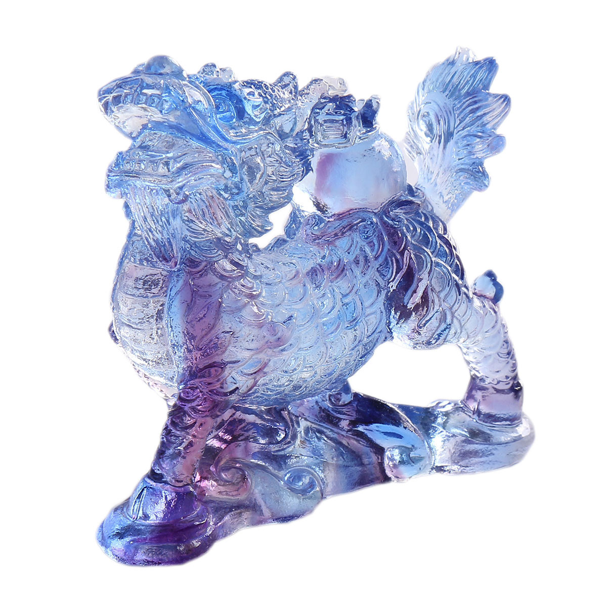 중국식 리우리 크리스탈 풍수 치린 조각상 문진 동물 피 - Paper Weight Crystal 리뷰 및 가격