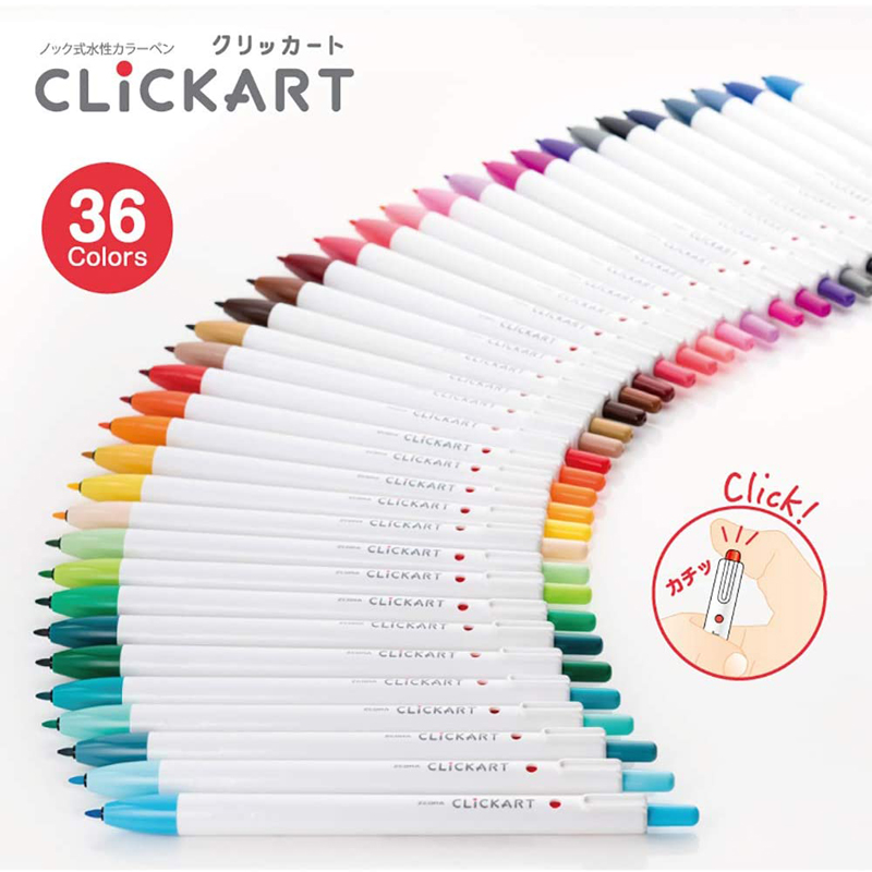 6/12/36/48 색상 얼룩말 Clickart 푸시  - Zebra Pen Sarasa 리뷰 및 가격
