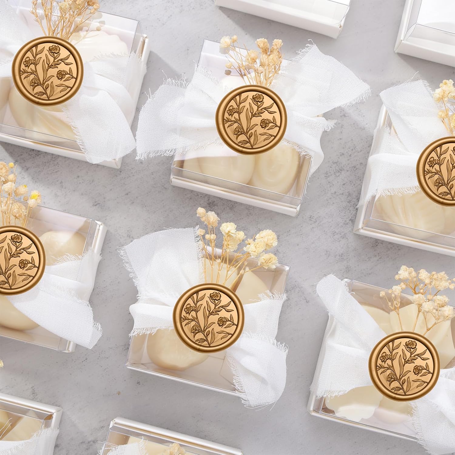 왁스 씰 스티커 - 3D 꽃무늬 웨딩 초대장 봉투 씰, - Wax Seal Stamp Set 리뷰 및 가격