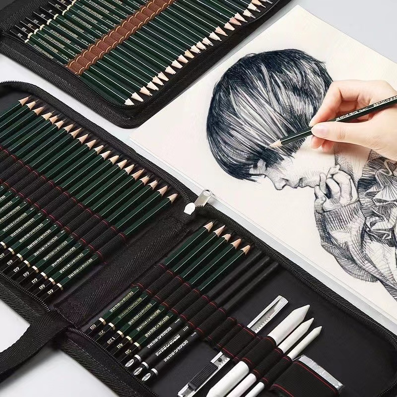 대용량 연필 케이스, 학교 용품, 미적 스케치 펜 정리 - Copic Marker Sketch 리뷰 및 가격