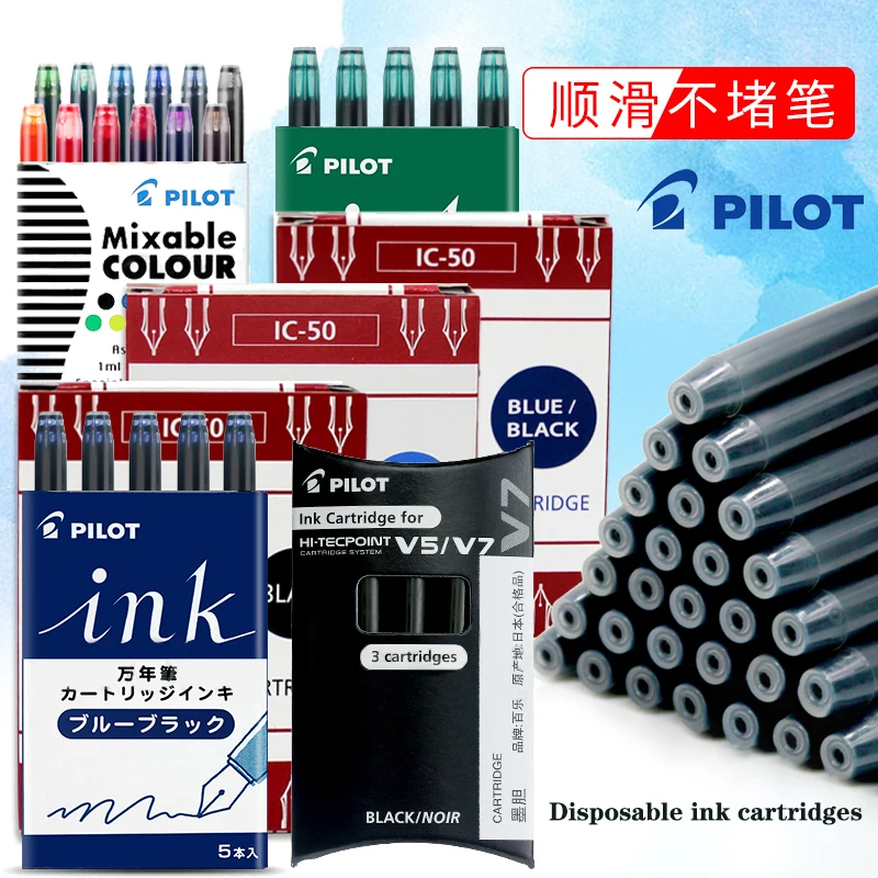 고품질 파일럿 IC-50 일회용 잉크 카트리지 리필 7 - Pilot Pen V5 리뷰 및 가격
